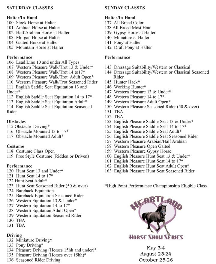 2013 Heartland Horse Show Series on
